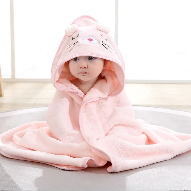 Cape de bain bébé | Ultra-douce et absorbante