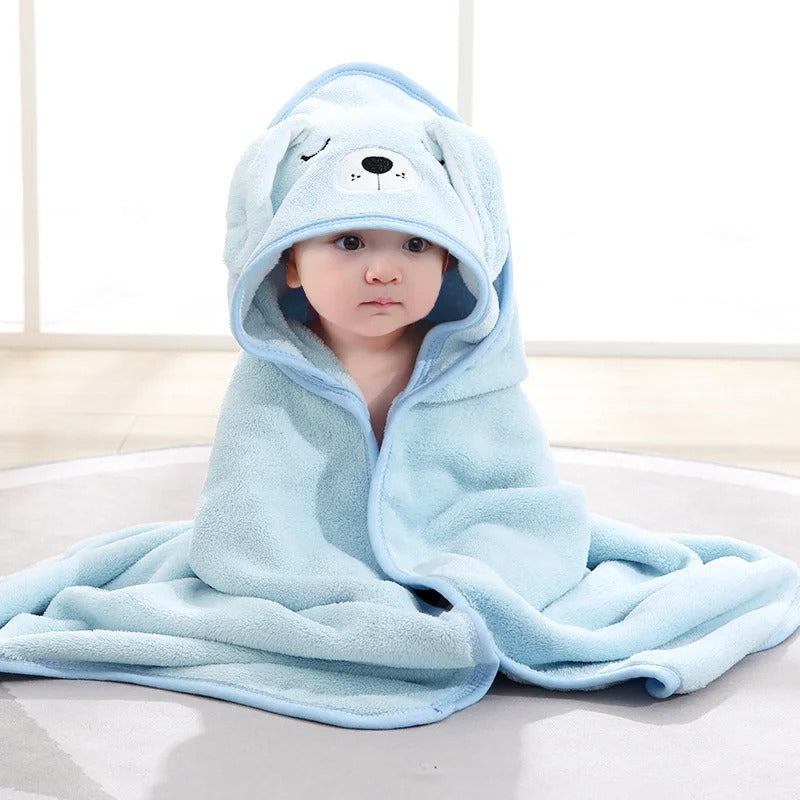 Cape de bain bébé | Ultra-douce et absorbante