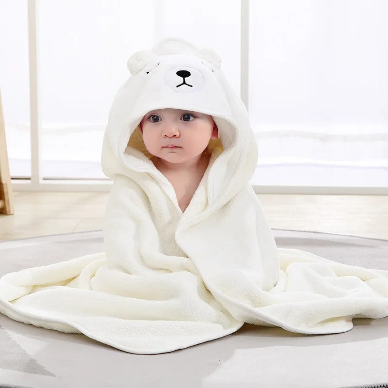 Cape de bain bébé | Ultra-douce et absorbante